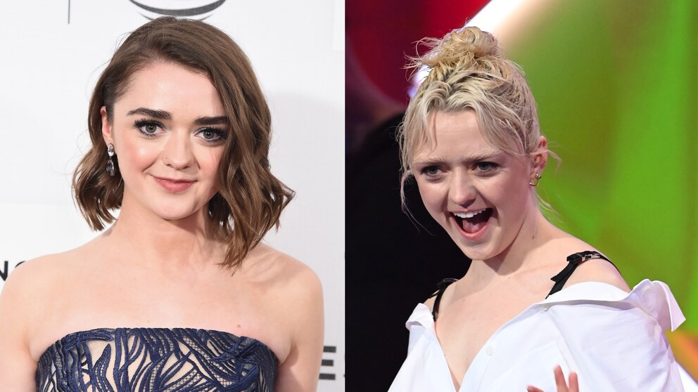 Collage aus Bildern von Maisie Williams
