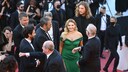 Abigail Breslin in Cannes 2021, u.a. mit Matt Damon
