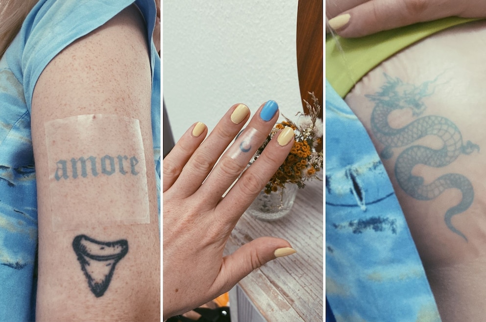 Temporäre Tattoos