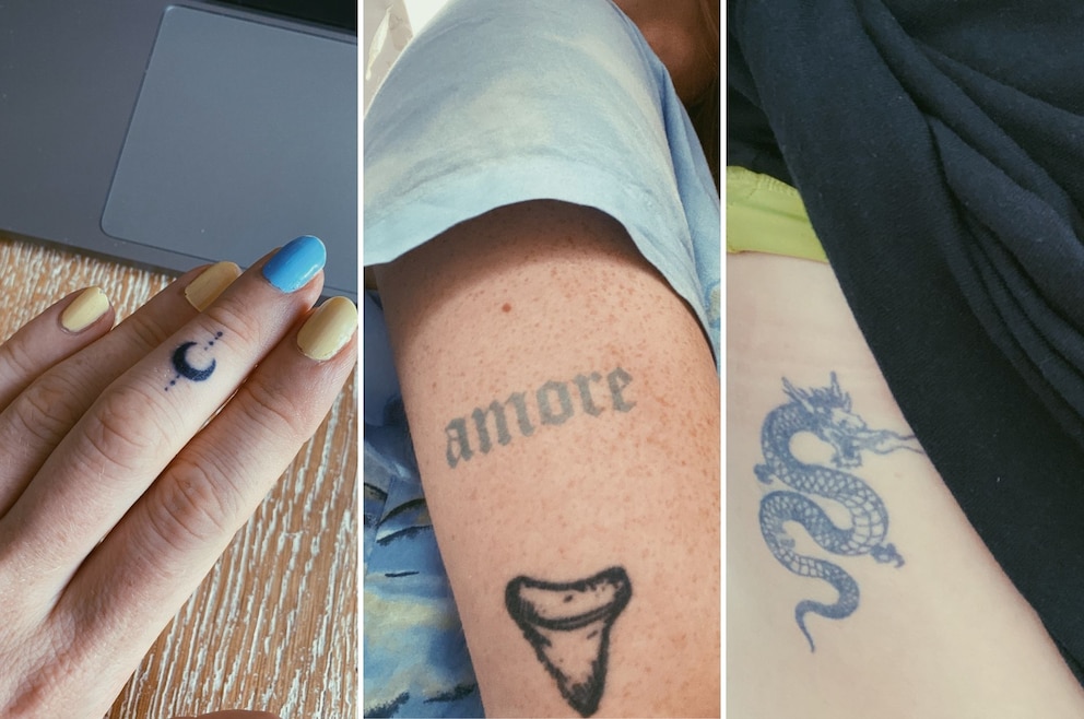 Temporäre Tattoos