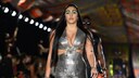 Lourdes auf dem Versace-Runway