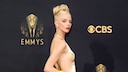 Anya Taylor-Joy mit roten Lippen bei den Primetime Emmy Awards