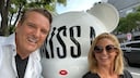 Ralf Dümmel mit Carolin Schubert von Waschies