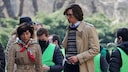 Lady Gaga und Adam Driver bei den Dreharbeiten zu „House of Gucci“ in Mailand