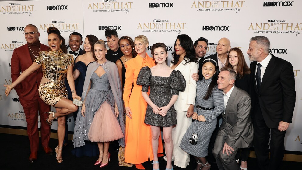 Der Cast von „And just like that“ bei der Premiere 2021 in New York