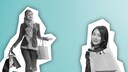 Frauen mit Shopping-Tüten