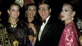 Yves Saint Laurent mit Models 1978