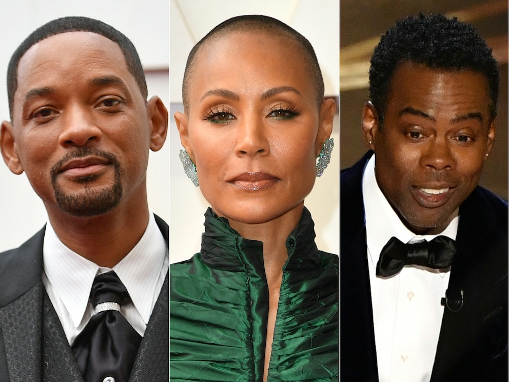 Will Smith, Jada Pinkett Smith und Chris Rock (v.l., Collage)