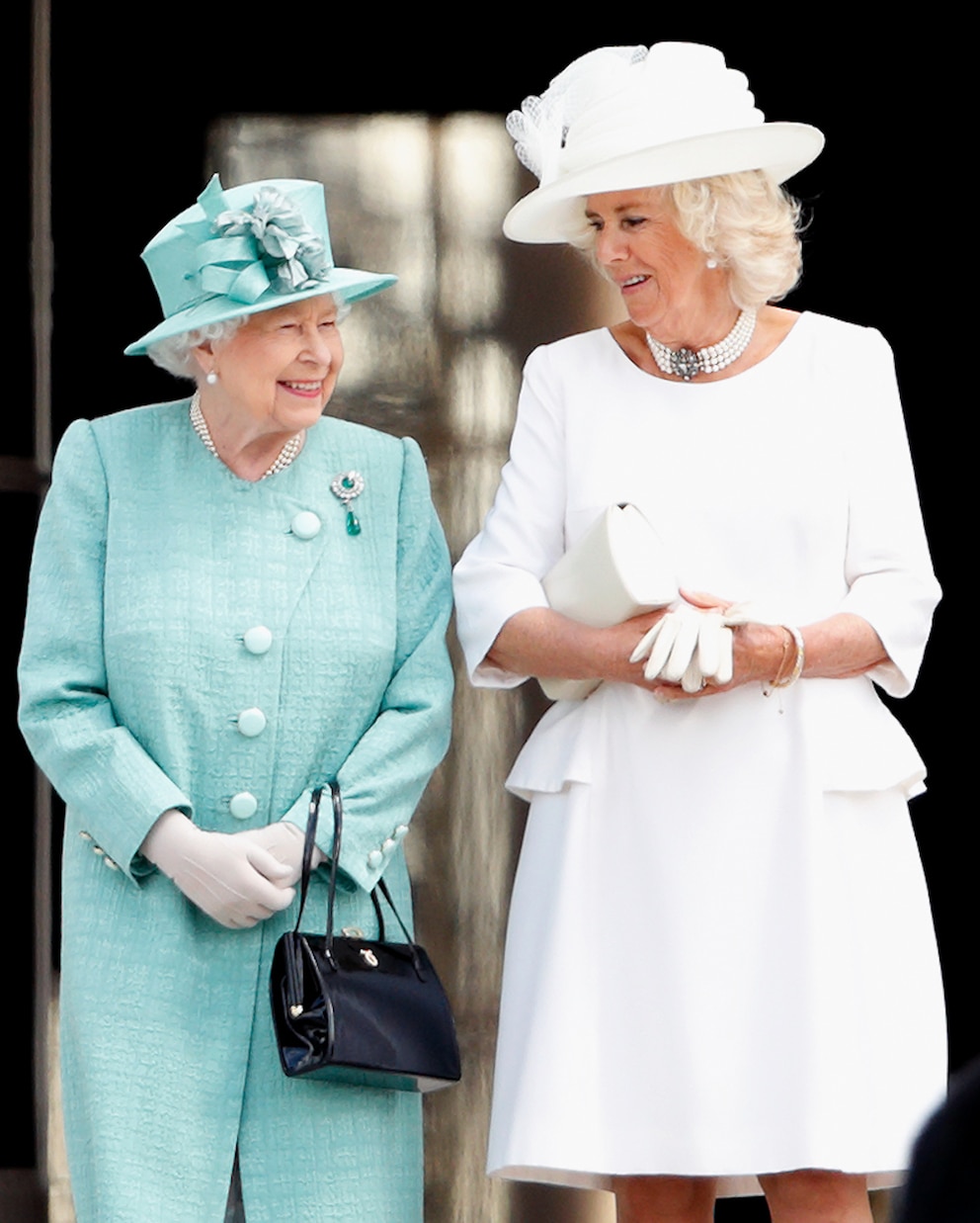 Queen Elizabeth mit Camilla