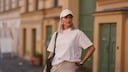 Lena Gercke im T-Shirt