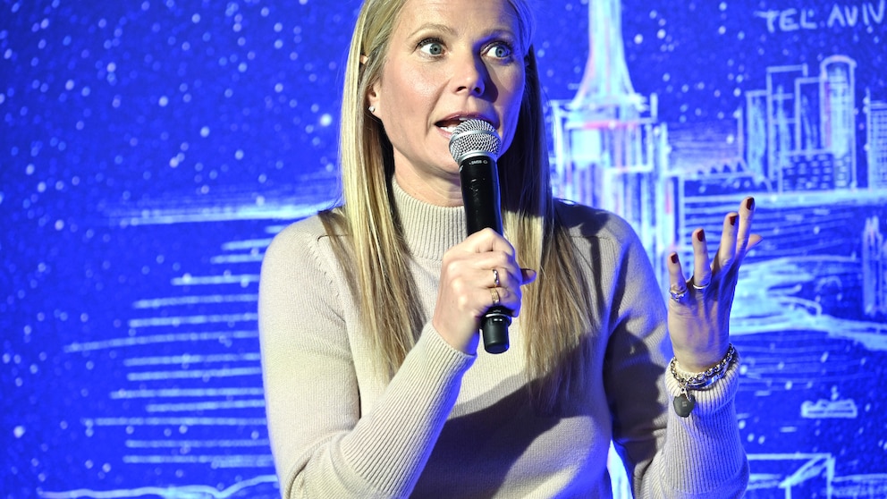 Gwyneth Paltrow bei einer Pressekonferenz