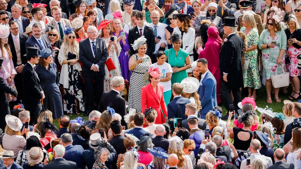 Gartenparty im Buckingham Palace