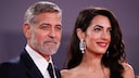 Amal und George Clooney auf dem roten Teppich