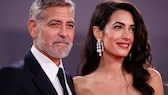 Amal und George Clooney auf dem roten Teppich