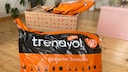 Trendyol-Lieferpaket in Orange