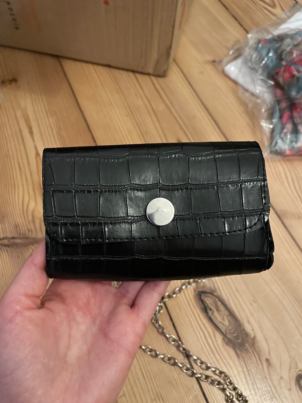 Schwarze Microbag