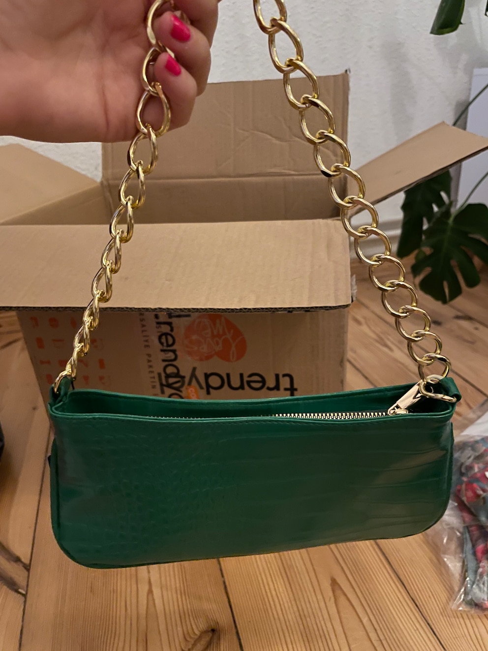 Grüne Tasche