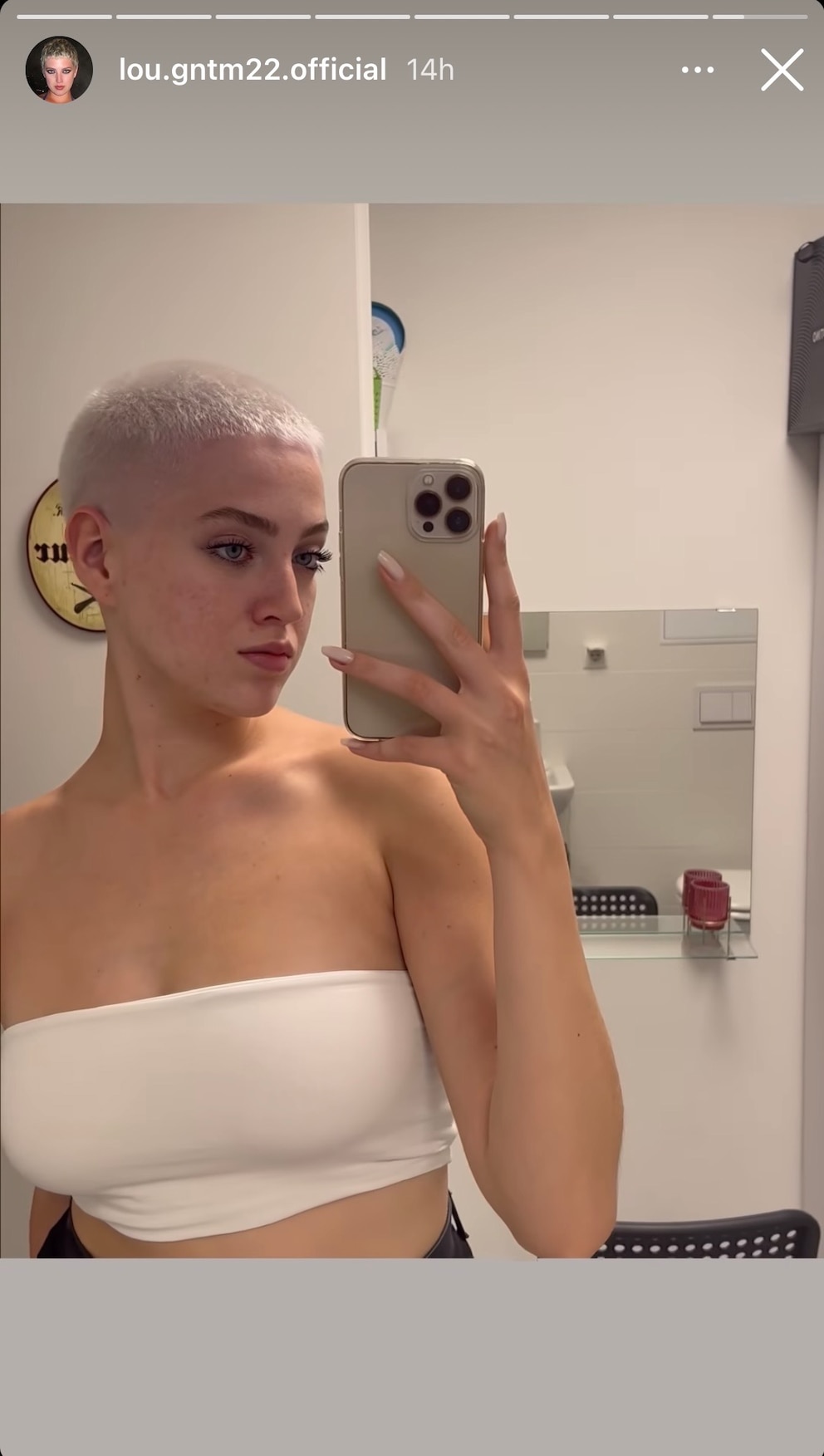 GNTM-Siegerin Lou-Anne mit Buzz Cut