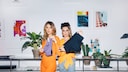 Stefanie Giesinger und Ines Aioli setzen sich gegen häuslich Gewalt ein