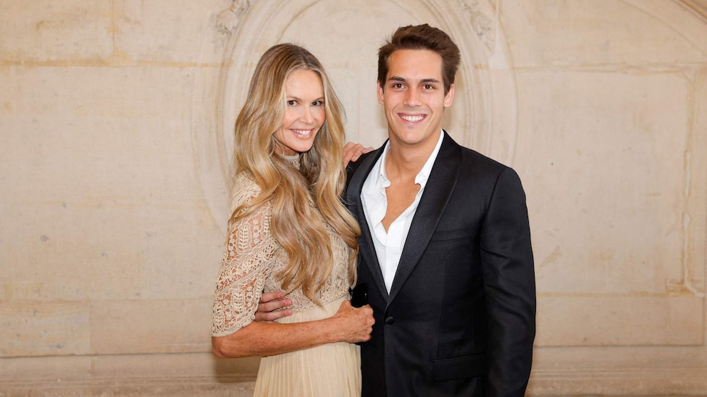 Elle MacPherson und ihr Sohn