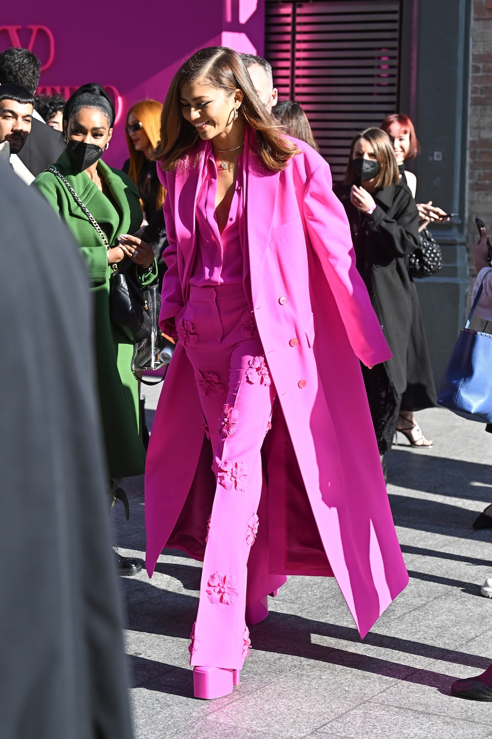 Zendaya in Valentino-Pink