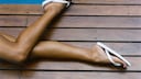 Füße in Flip Flops
