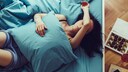 Frau im Bett