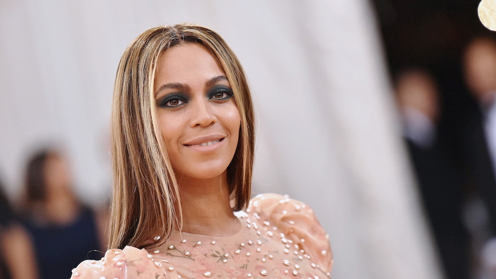 Beyonce auf dem Roten Teppich der Met-Gala