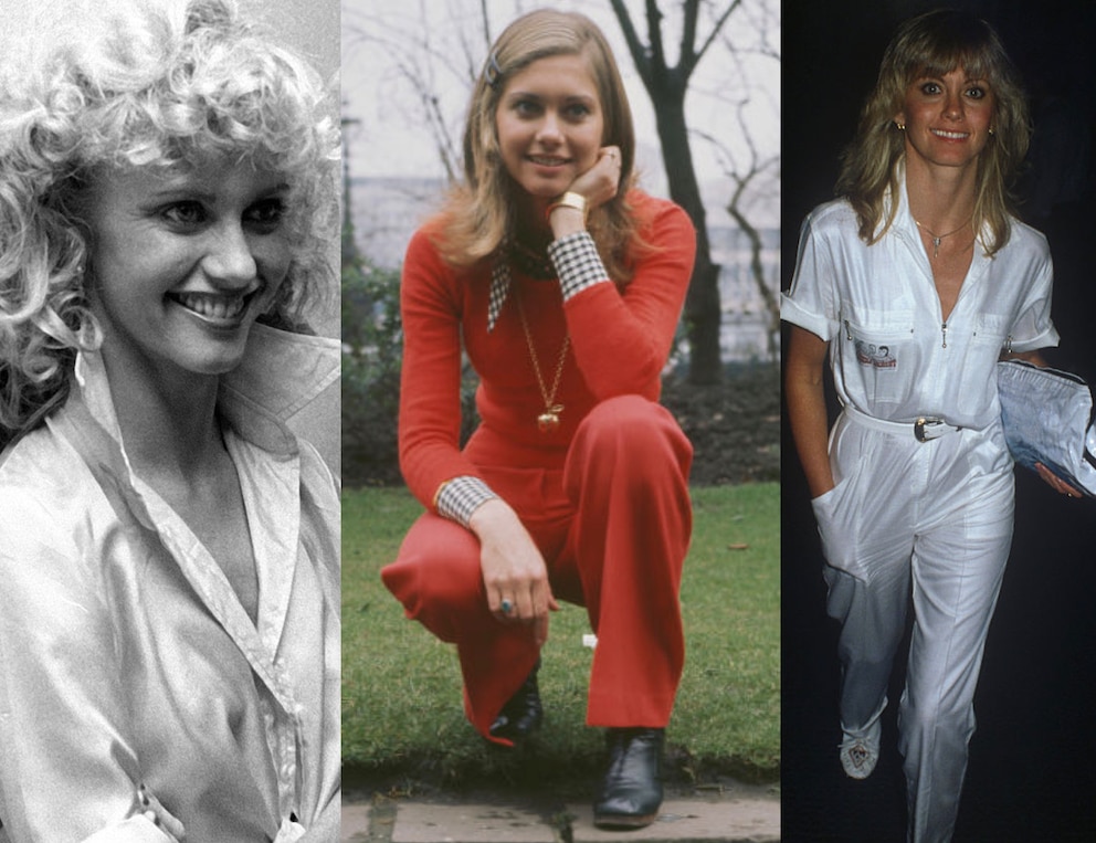 Auch in den 70er Jahren zeigte sich Olivia Newton-John in stylishen Outfits