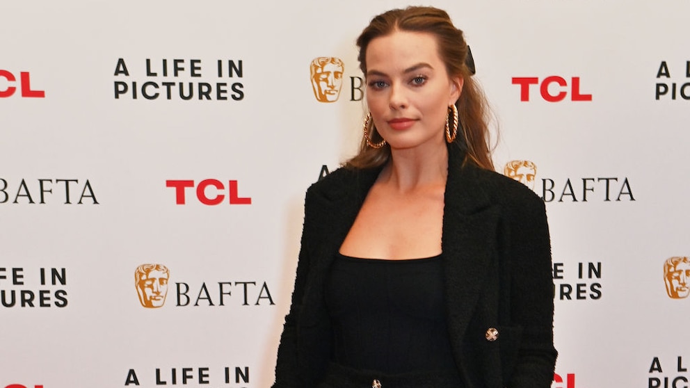 Margot Robbie auf dem roten Teppich der „BAFTA: A Life in Pictures with Margot Robbie“-Veranstaltung, während der sie unter anderem über ihre Rolle im Film „Bombshell“ sprach.