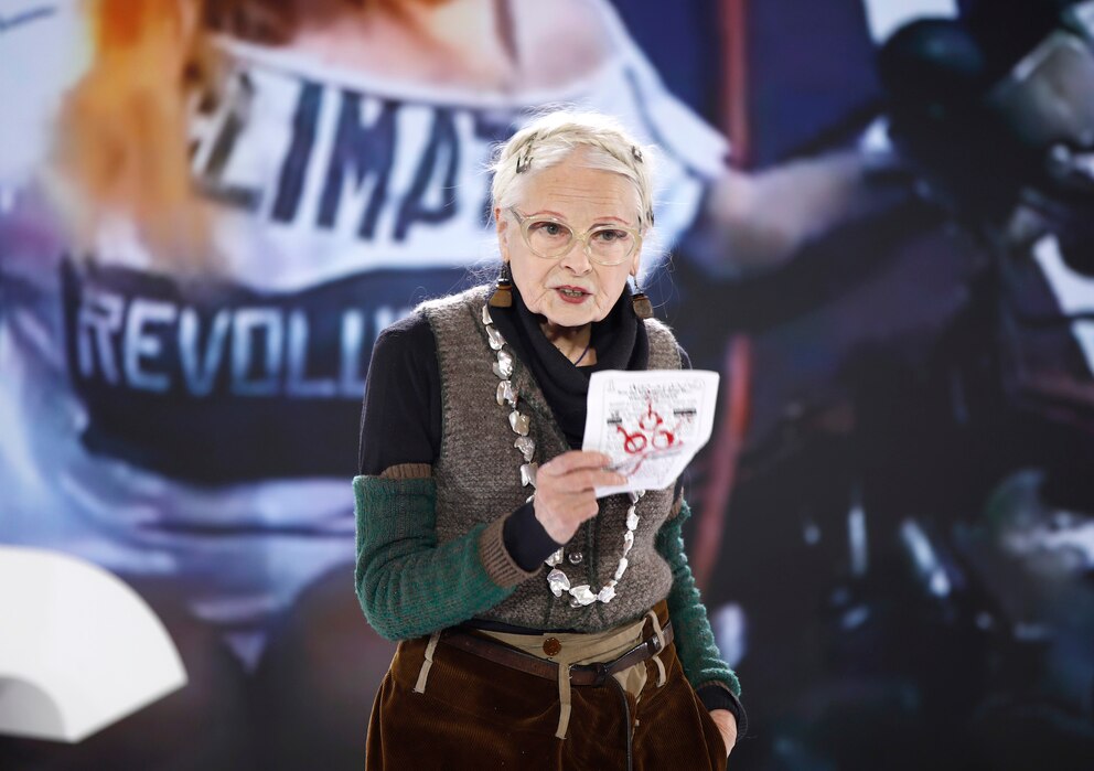 Einer der letzten öffentlichen Auftritte von Vivienne Westwood im Jahr 2021