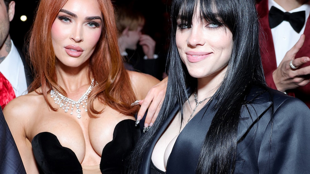 Megan Fox mit Billie Eilish auf der Vanity Fair Oscars After Party 2023