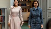 Rosa: Eine eher ungewohnte Farbe für Königin Letizia. Dahinter steckt wohl ein durchdachter Imagewechsel