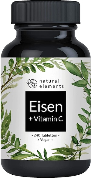 Eisen mit 40mg natürlichem Vitamin C