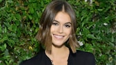 Kaia Gerber mit einem Jawbone Bob