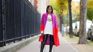 Heart Evangelista im pink-roten Mantel