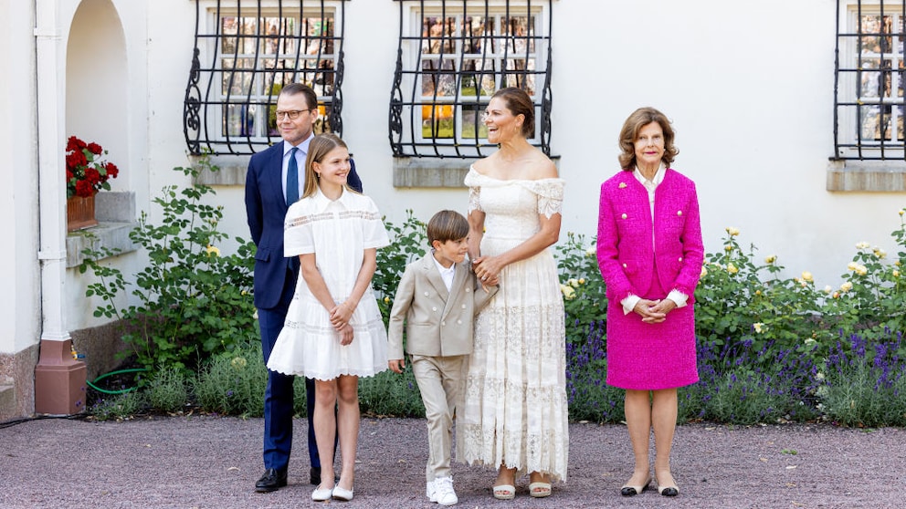 Die schwedischen Royals im Sommer