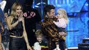 Ferragni mit Familie im TV