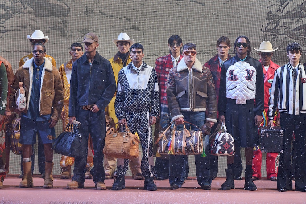 Die neuesten Louis-Vuitton-Looks sind der Cowboy-Ästhetik sehr angetan