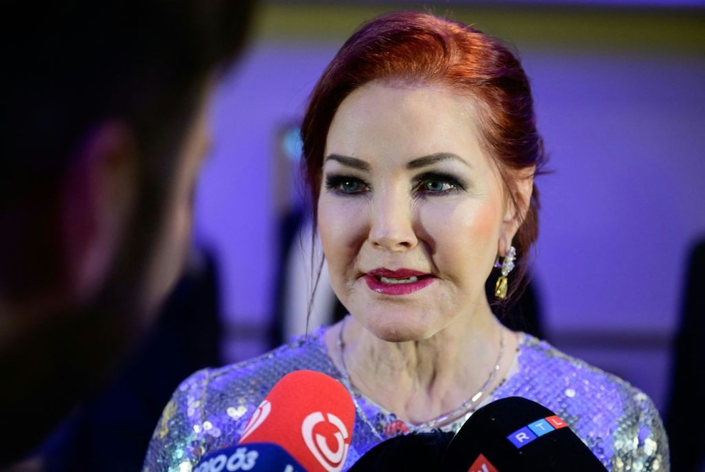 Priscilla Presley auf dem 66. Wiener Opernball, Anfang Februar 2024