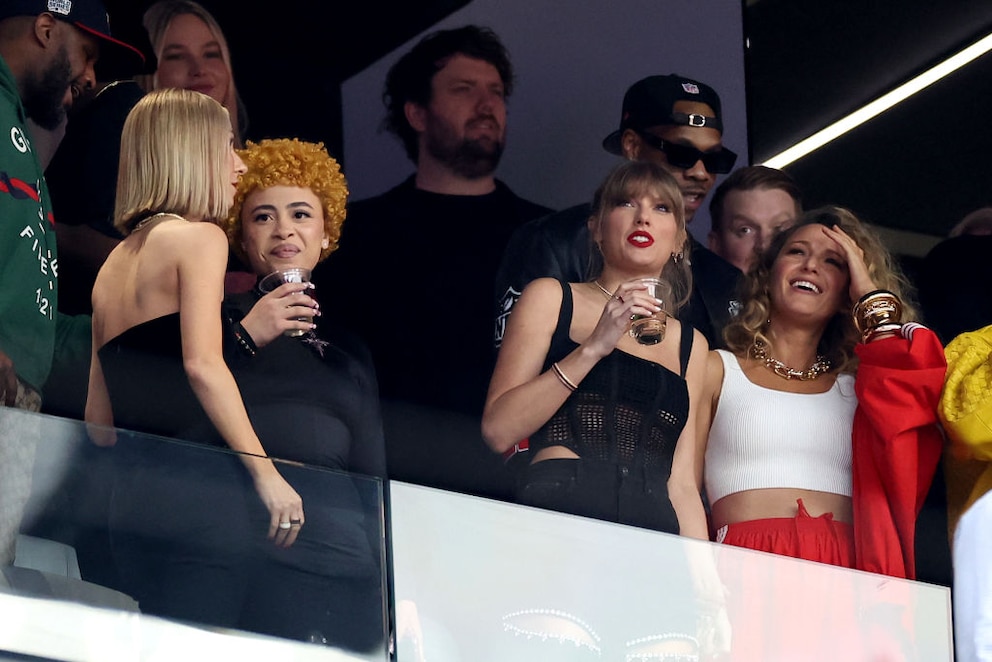 Taylor Swift und Blake Lively beim letzten Super Bowl 