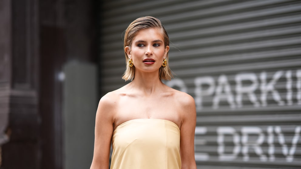 Auch Influencerin Xenia Adonts steht auf den Trend mit den Pastellfarben und setzt auf ein sanftes Gelb