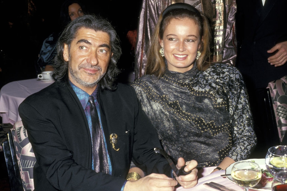 Roberto Cavalli mit seiner damaligen Ehefrau Eva – die beiden verband bis zu seinem Tod eine enge Freundschaft. Das Foto entstand 1987, kurz vor seinem Karrierehoch.