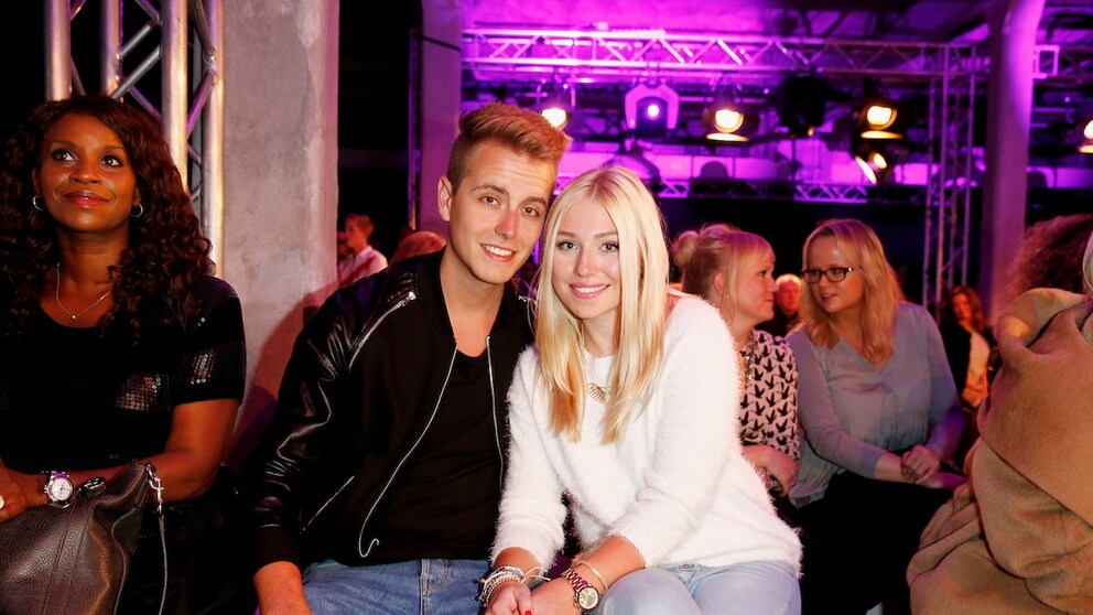 Bianca Heinicke und Julian Claßen während der Platform Fashion February 2015