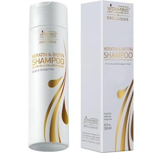 Vitamins hair cosmetics Keratin & Biotin Shampoo