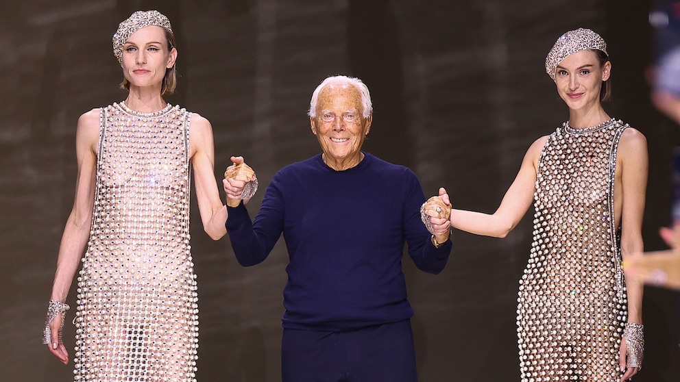 Giorgio Armani hat sich ein Modeimperium aufgebaut und schon fast mit jedem Topmodel zusammengearbeitet