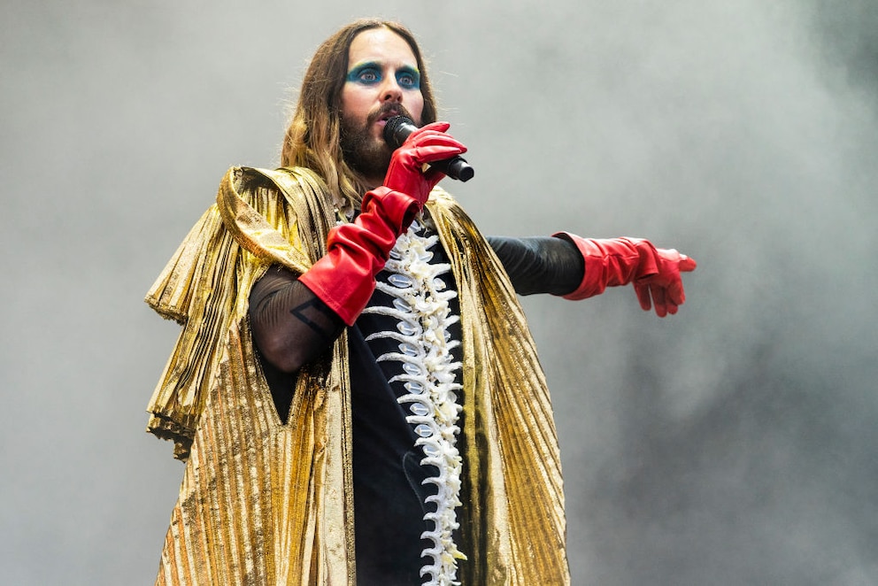 Jared Leto on stage