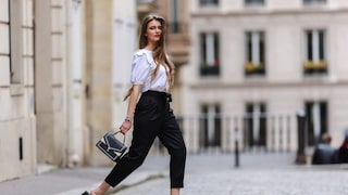 Die Karottenhose ist zurück: Mit neuen Materialien und figurbetontem Design erobert sie Laufstege und Streetstyles