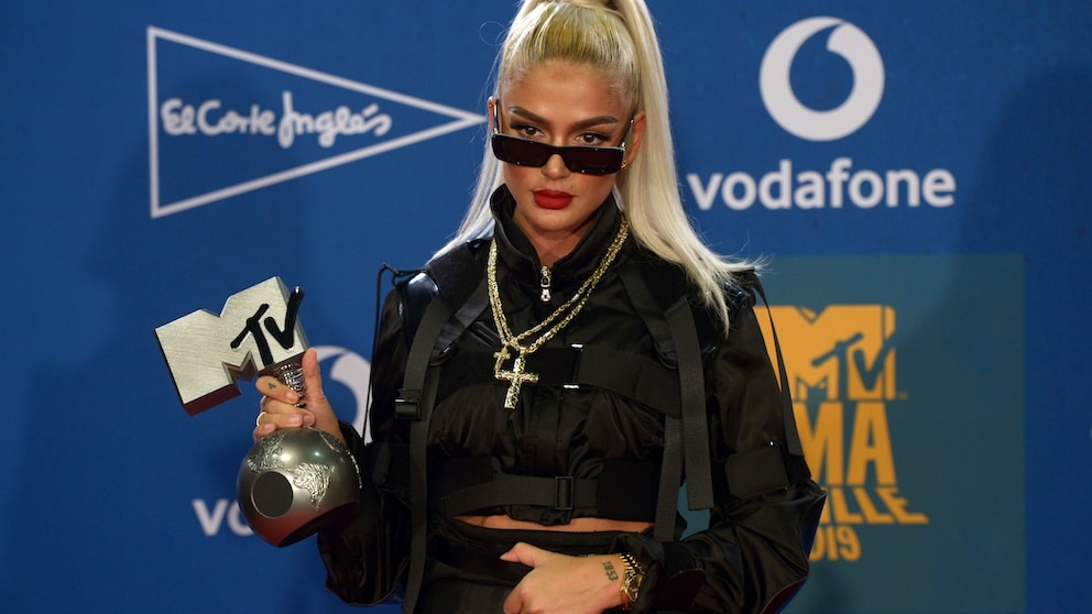 Rapperin Loredana bei den MTV Music Awards