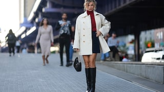 Fashion-Profi Xenia Adonts weiß wie’s geht: Kniehohe Stiefel sind im Herbst 2024 nicht wegzudenken